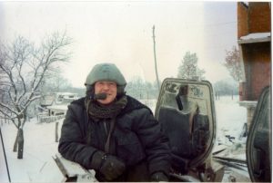 Bosnia, Commander of a Warrior Armed Personnel Carrier.